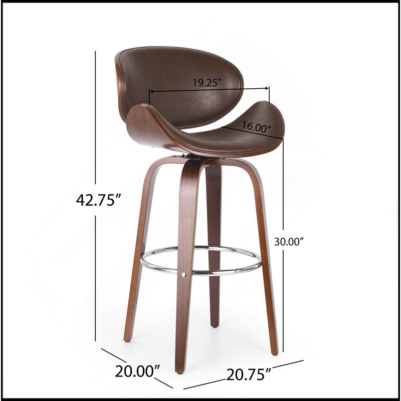 Tabouret de bar, Brun