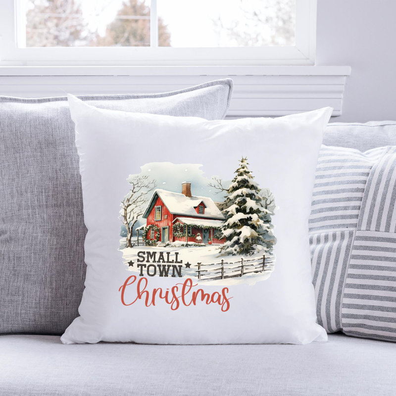 Coussin Christmas Farm_10, 16 po x 16 po