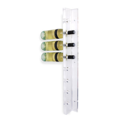 Acrylic Wine Bottle Rack in Clear