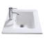 Ensemble de meuble-lavabo mural simple 24 po avec miroir Axania