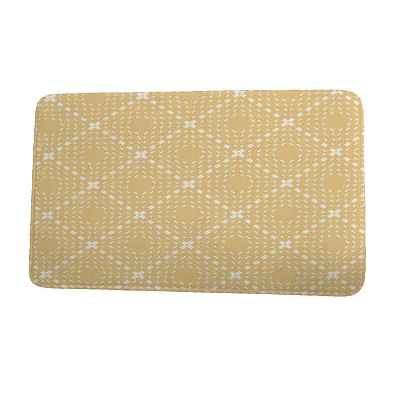 Tapis de bain Bita, l 24 po x L 36 po, Jaune