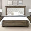 Ensemble de chambre à coucher traditionnelle 3 pièces avec très grand lit Eastern-1574596437-1574596438