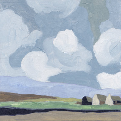 A Quiet Village I by Melissa Wang - Wrapped Canvas Painting
