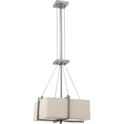 Luminaire suspendu carré 2 lumières Farrington Gurney