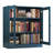 Palace Imports 100% Solid Wood Short Bookcase with Glass Doors, Adjustable Shelves, Modular Storage Bookshelf, 32" W x 35.75" H-104319105