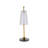 Toscana 20-in Height Integrated LED ETL Certified Table Lamp with Glass Shade
