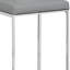 Chaise de bar 35 po en similicuir et acier à dossier bas avec repose-pieds-870912714-870912724