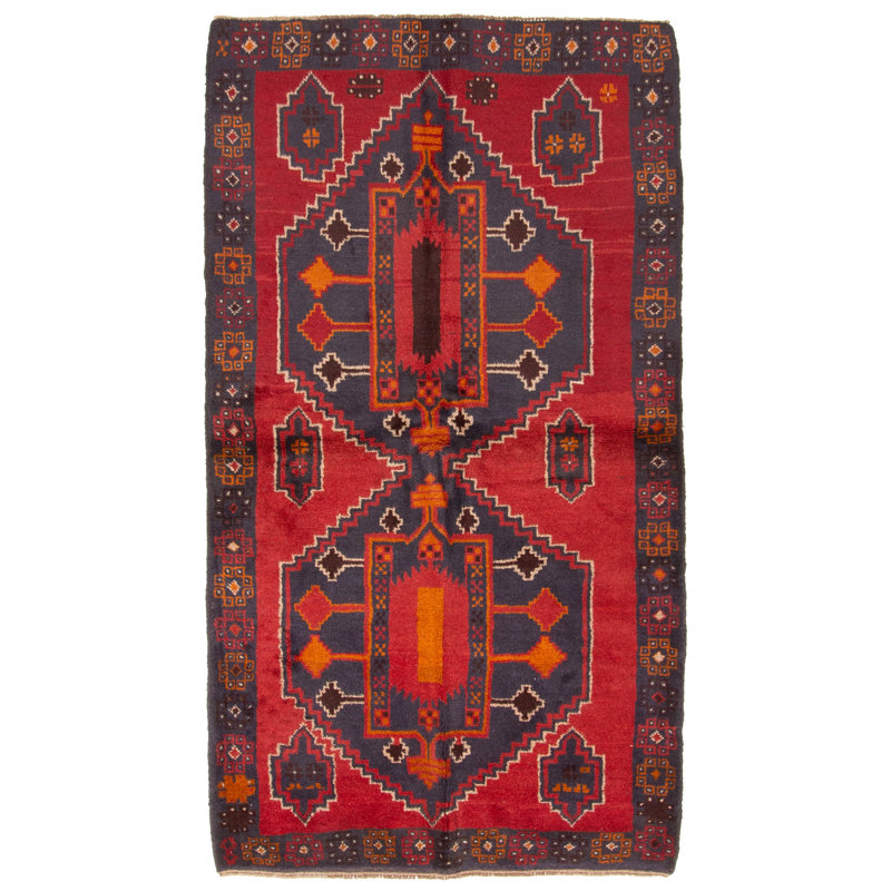 Rizbaft Red Rug 3'8" x 6'9"
