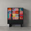Commode d'appoint de style rétro moderne