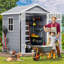 Balconera 6X4.4FT Outdoor Garden Shed-122761111