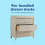 Commode Sasha à 3 tiroirs avec table à langer-139019042