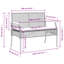 Ensemble de salle à manger de patio avec coussins 4 pièces Bayou Breeze-102444063