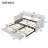 Modern Luxury Tufted Button Daybed,Twin,Gray-17537431