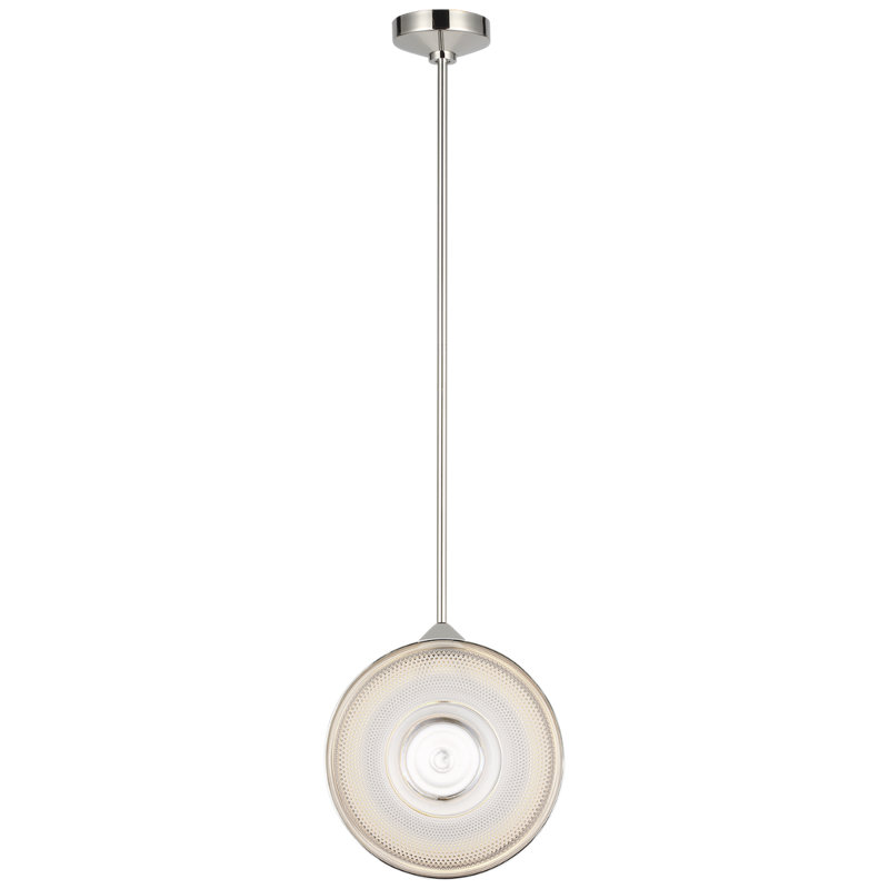 Copper Coast 1 - Light LED Pendant, Polished Nickel