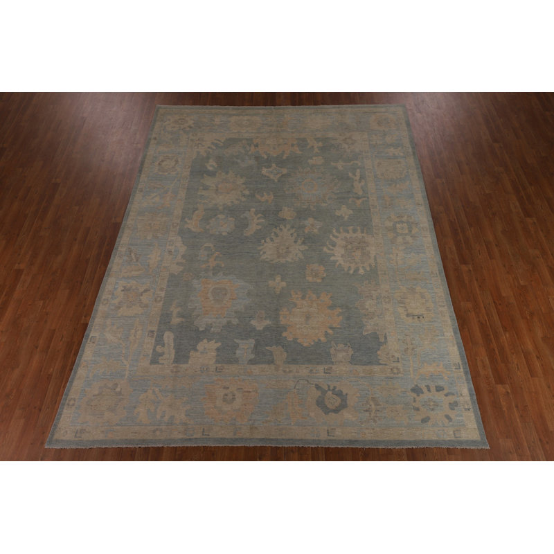 Vegetable Dye Oushak Turkish Area Rug