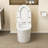 One Piece Toilet 16" Comfort Seat Height 1.24/1.43 GPF Dual-Flush Elongated One-Piece Toilet with Soft Close Seat-125361112