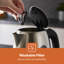 GEEPAS Illuminating Electric Kettle 1.7L Cordless Stainless Steel Jug Kettle 2200W Silver