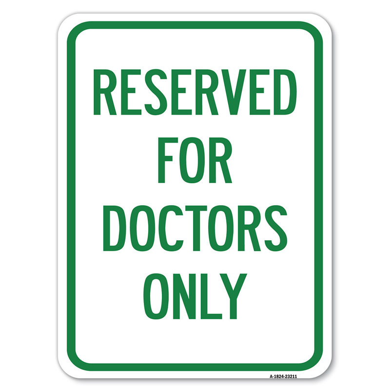 Réservé aux médecins seulement / 23211, H 24 po x l 18 po x p 1 po