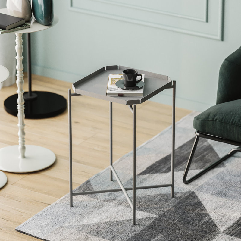 Glorias Coffee Table, 56" H x 46" W x 46" D, Grey