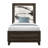 HARRY BROWN TWIN BED WITH LED