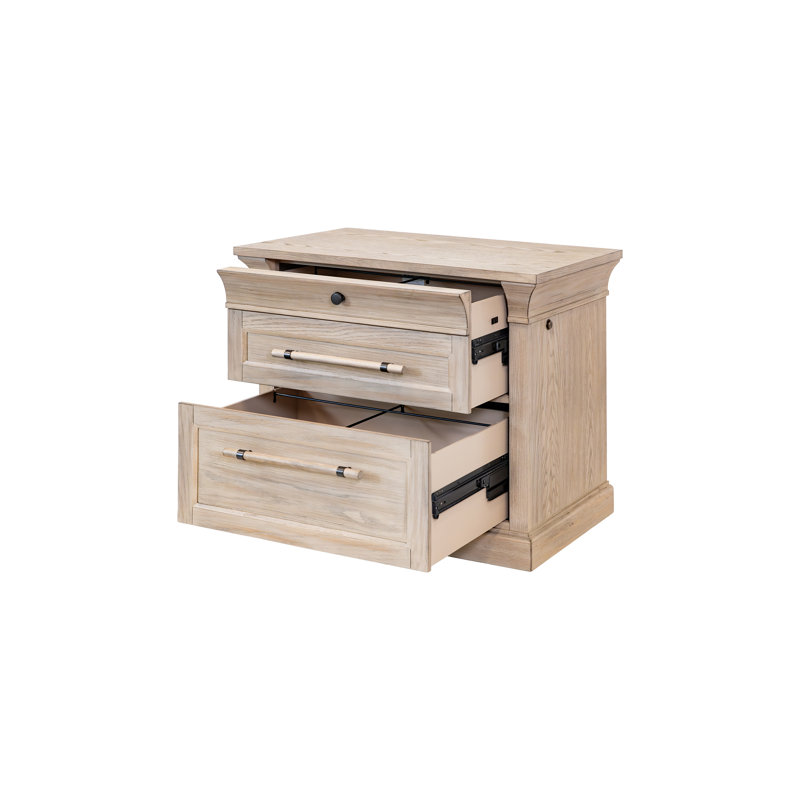 Classeur latéral traditionnel en bois, tiroir de bureau, entièrement assemblé, brun, Brun