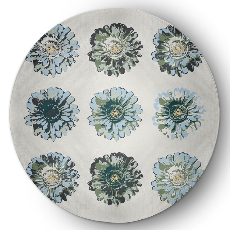 Chenille Floral Indoor Rug