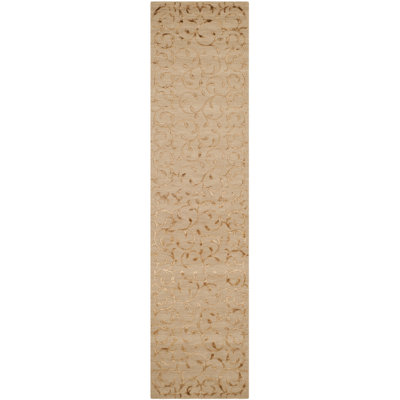 Tibetan Hand-Knotted Gold Area Rug