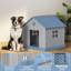 Niche pour chien 38 po en plastique pour l'extérieur avec niche pour l'extérieur-282336058-278693568
