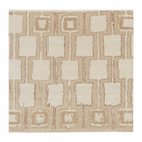 Rug & Kilim’S Mid-Century Modern Style Square Geometric Rug In Beige-Brown Tones