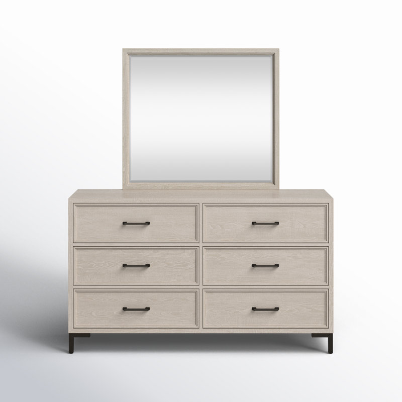 Commode double 6 tiroirs Braecyn