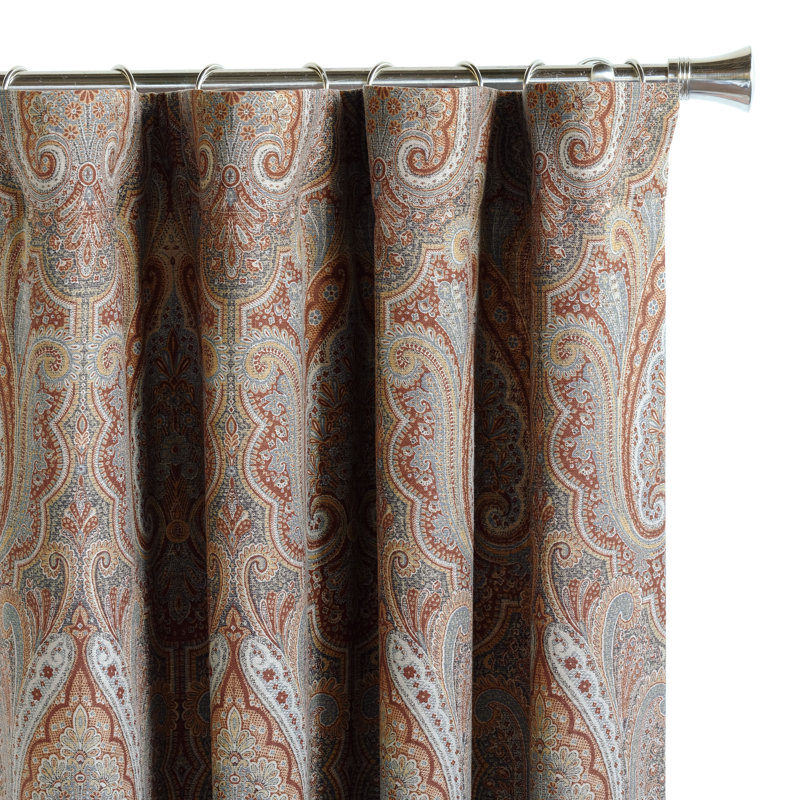 Rudy Room Darkening Curtain, 48" W x 84" L