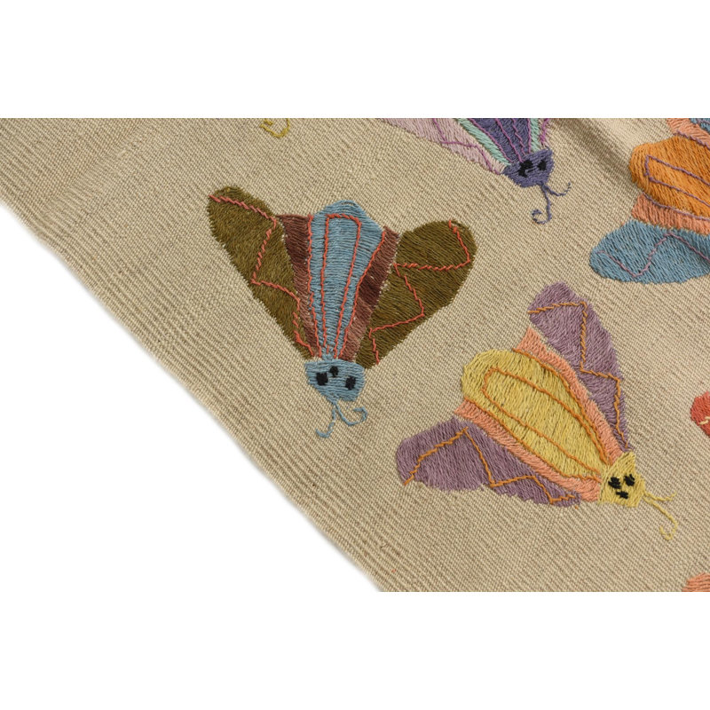 Tapis de couloir crème 8 pi