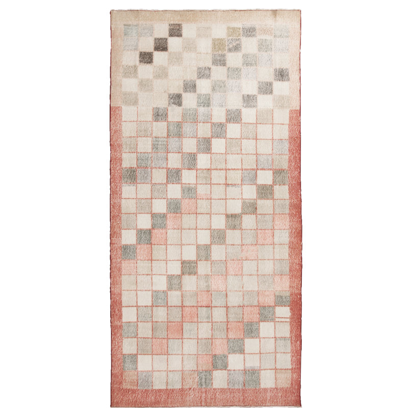 One-of-a-Kind 4'4" X 9'3" Hand Knotted Area Rug