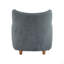 Fauteuil d'appoint incurvé rembourré à oreilles-470816173