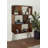 Ashburn Wood 4 Shelves Storage Brown Shelving Unit with Open Frame Design