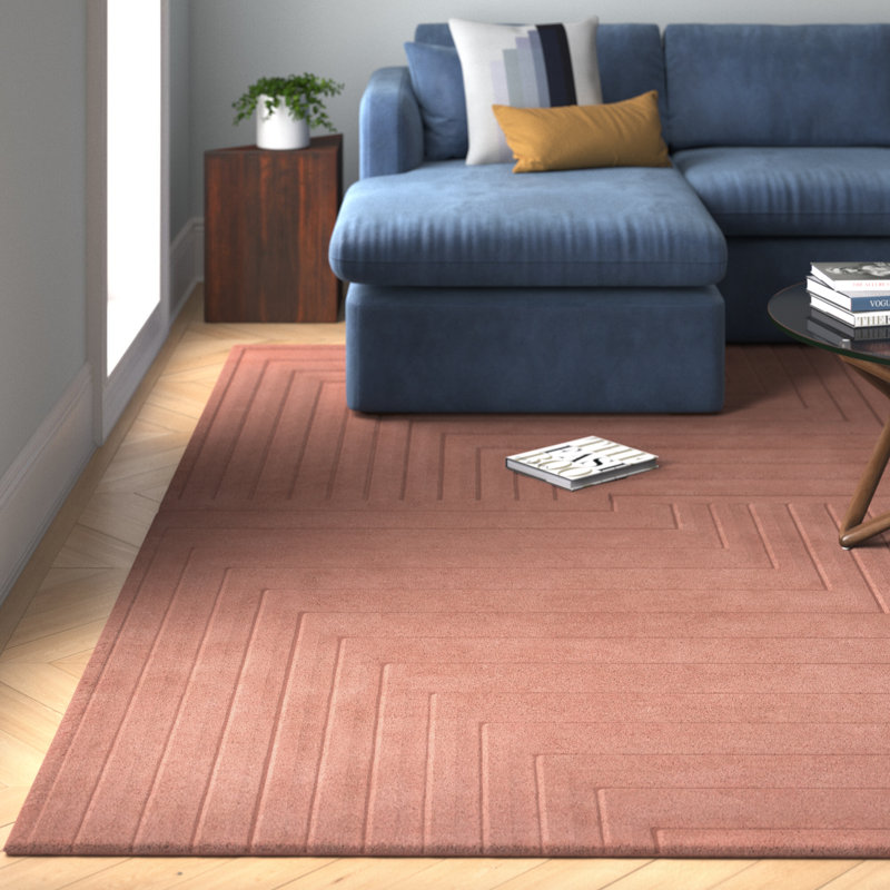 Xandra Wool Hand Woven Area Rug, Rectangle 160 x 230cm