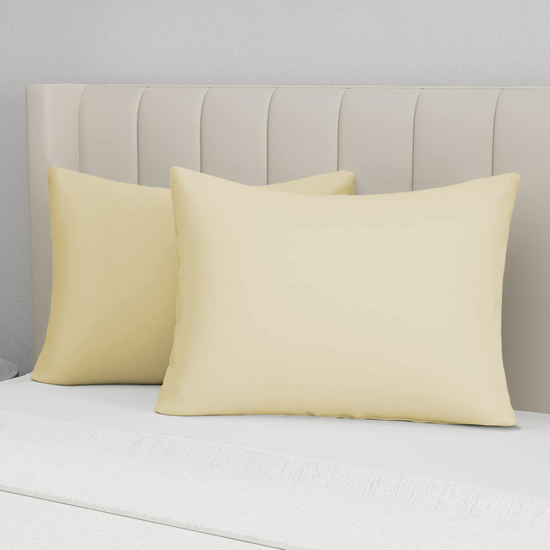 Microfiber Pillow Cases – Soft & Breathable (Set of 2), Cream