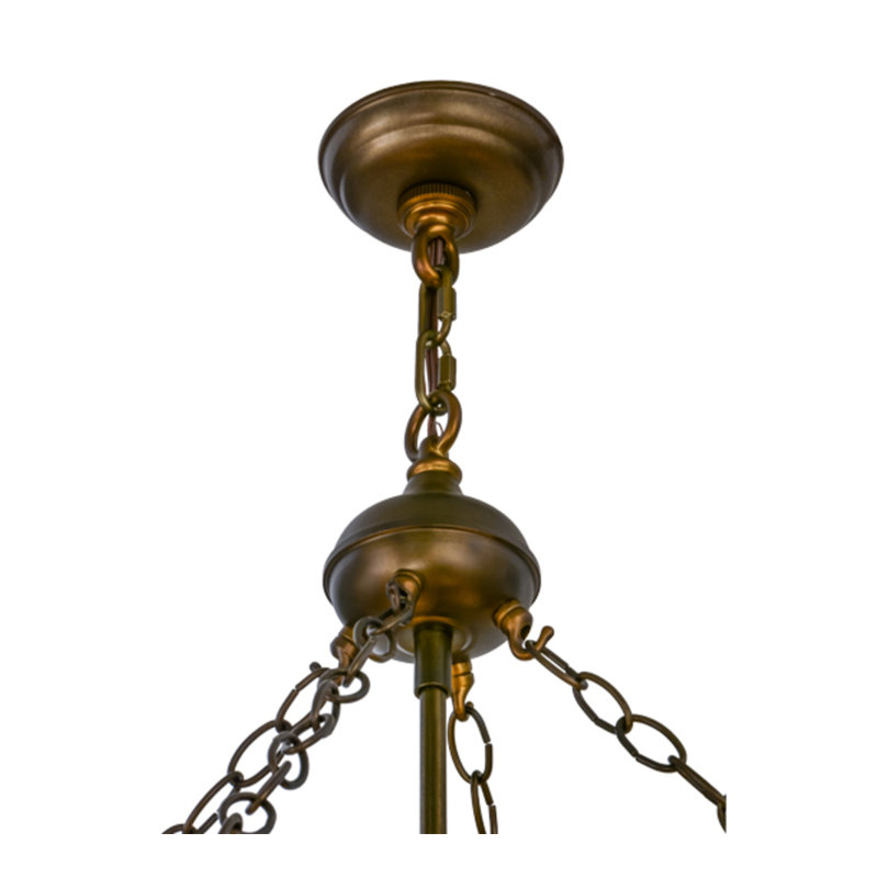 Mountain Pine 8 - Light Drum Chandelier