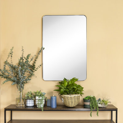 Javeion Stainless Steel Rectangle Mirror