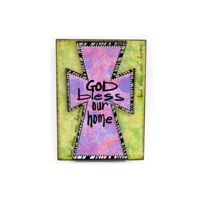Plaque décorative Gianelly God Bless