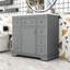 Meuble-lavabo autoportant moderne avec rangement réglable-2038442816
