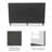 Black + White Manufactured wood Shoe Storage