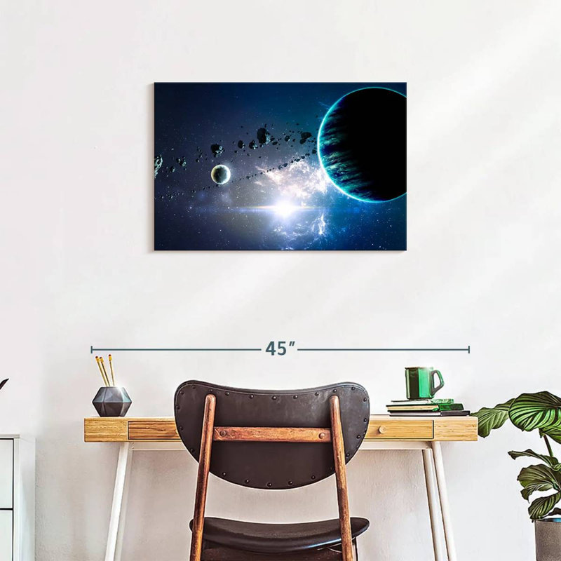 Oberle Planets And Nebula, 20" H x 30" W
