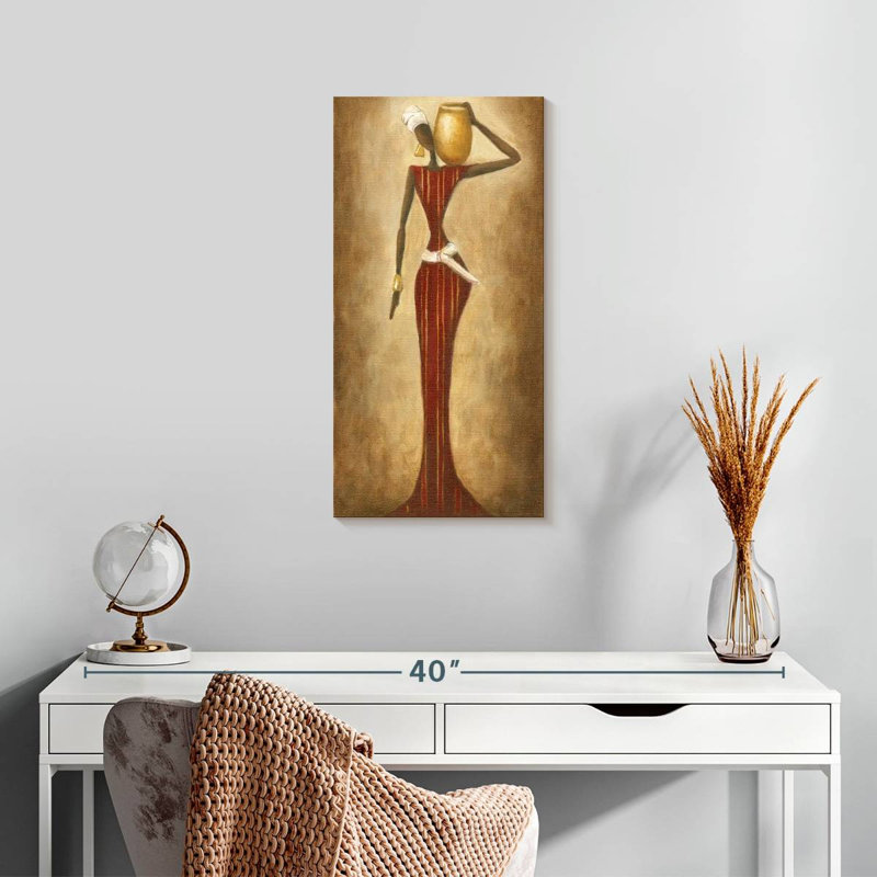 La force de la femme, H 24 po x l 12 po
