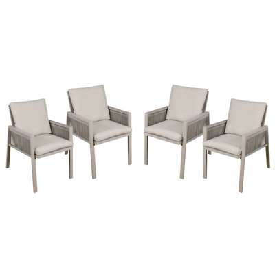 Leflar Patio Dining Armchair with Cushion
