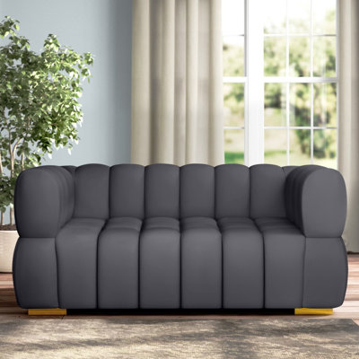 Tavarez 68'' Velvet Loveseat