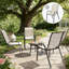 Ensemble de 4 chaises d'extérieur empilables-800105912
