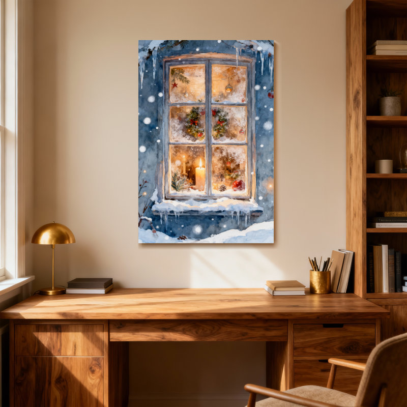 Guirlande décorative de Noël, H 18 po x l 12 po
