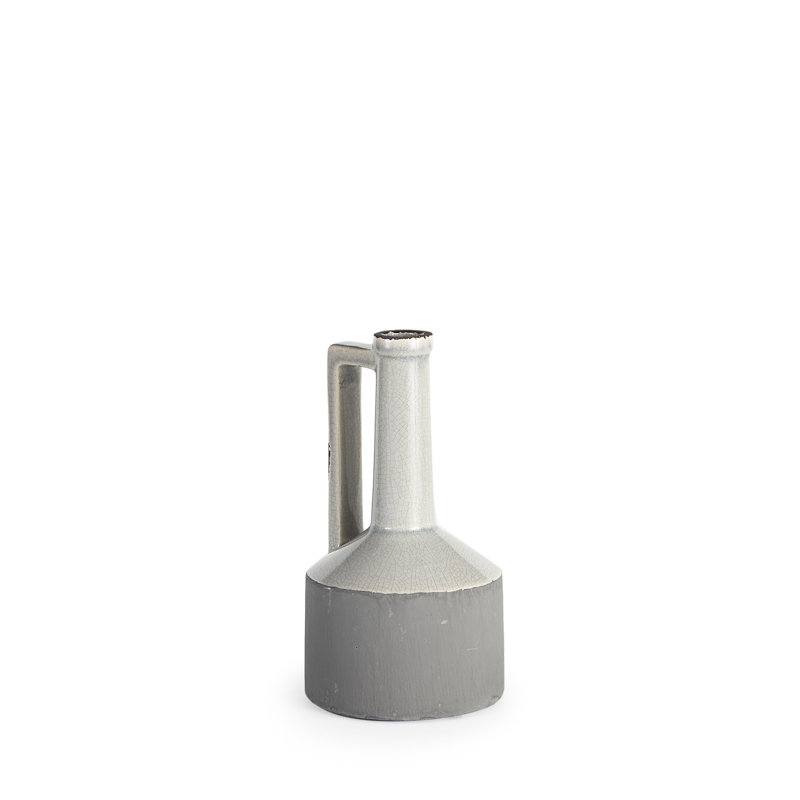 Grand vase en céramique Daral, H 9,45 po x l 5,12 po x P 5,12 po