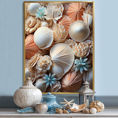 «Classic Seashells By The Sea II», reproduction sur toile
